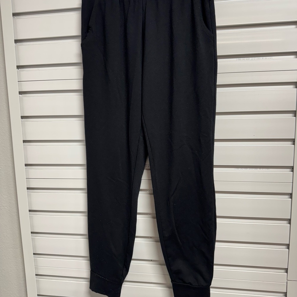 Eddie Bauer Black Jogger Sweatpants with Elastic Waistband
